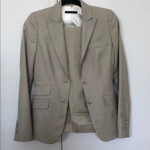 Elie Tahari Tan Pantsuit Size 2